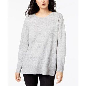 Maison Jules Sweater Womens Extra Large Fleck Gray Crewneck New